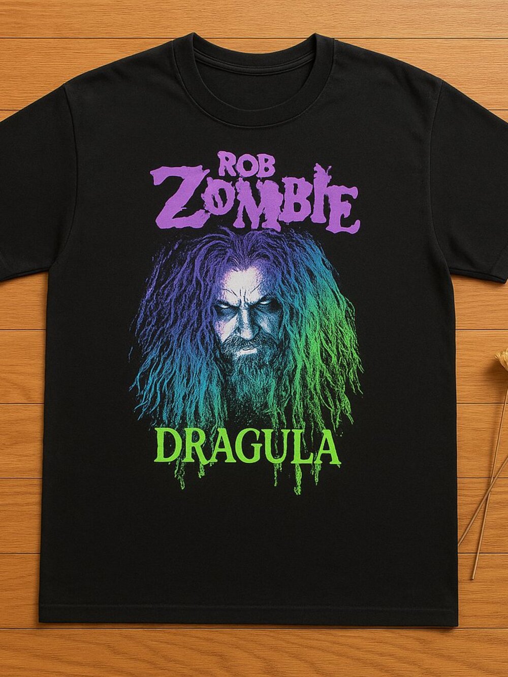 Rob Zombie Dragula Graphic Tee | Gothic Horror Rock Black T-Shirt